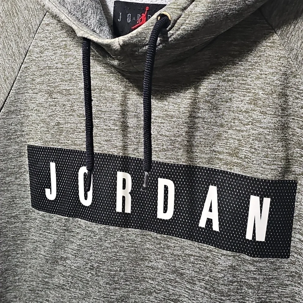 Jordan Grayish Green Men's Hoodie Size Large